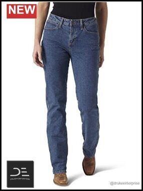 Wrangler Slim Fit High Rise Stretch Jeans Cowgirl Cut Tapered 98% Cotton